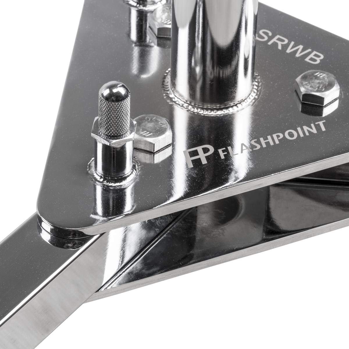 Flashpoint Runway Stand Base - Heavy Duty Studio Light Stand for Photography & Video - Perfect for Backdrops, Lighting Equipment, and Studio Setups
