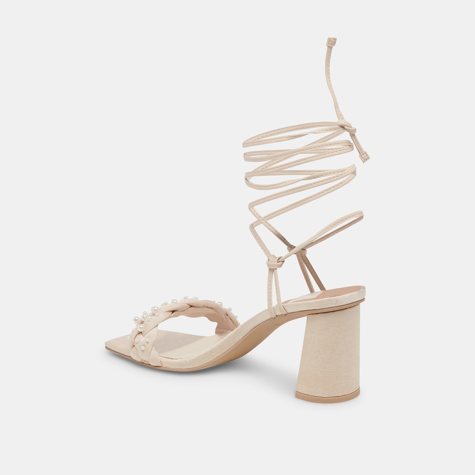 PAXTEN Women's Vanilla Pearl Heels - Elegant High Heel Sandals for Weddings, Parties & Special Occasions | Comfortable & Stylish Dress Shoes
