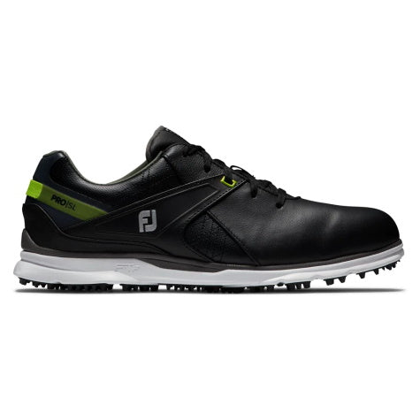 FootJoy Pro SL Men's Golf Shoes - Black/Lime | Spiked Comfort for All-Day Play | Perfect for Tournaments & Practice Rounds