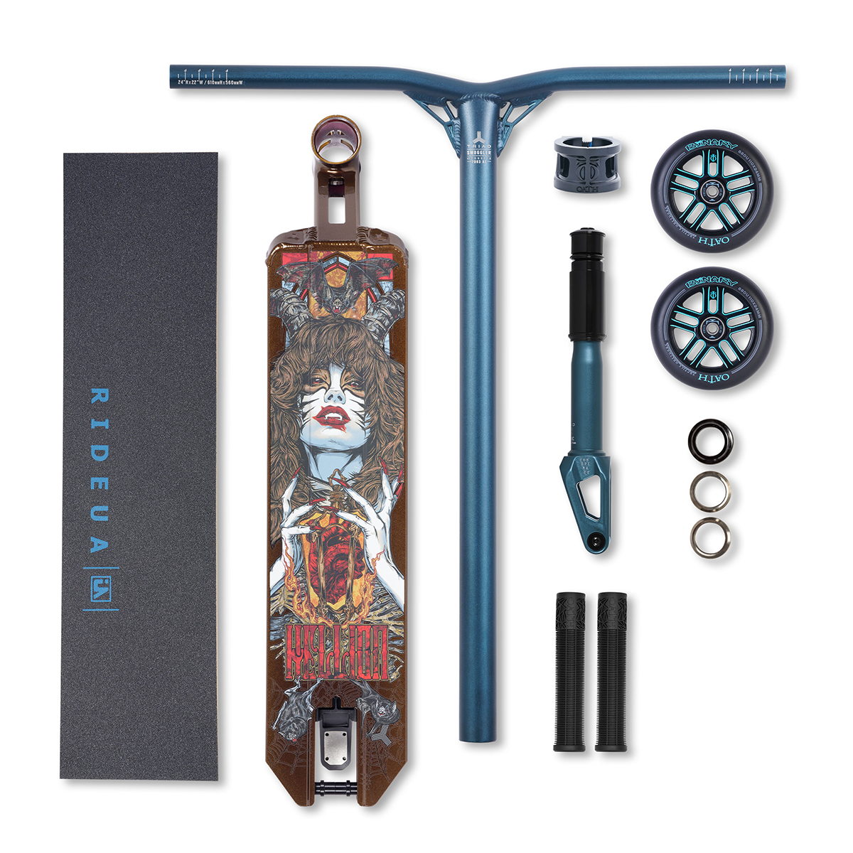 Triad Park Custom Pro Scooter - High Performance Freestyle Scooter for Kids & Adults - Perfect for Street Tricks, Skate Parks & Commuting