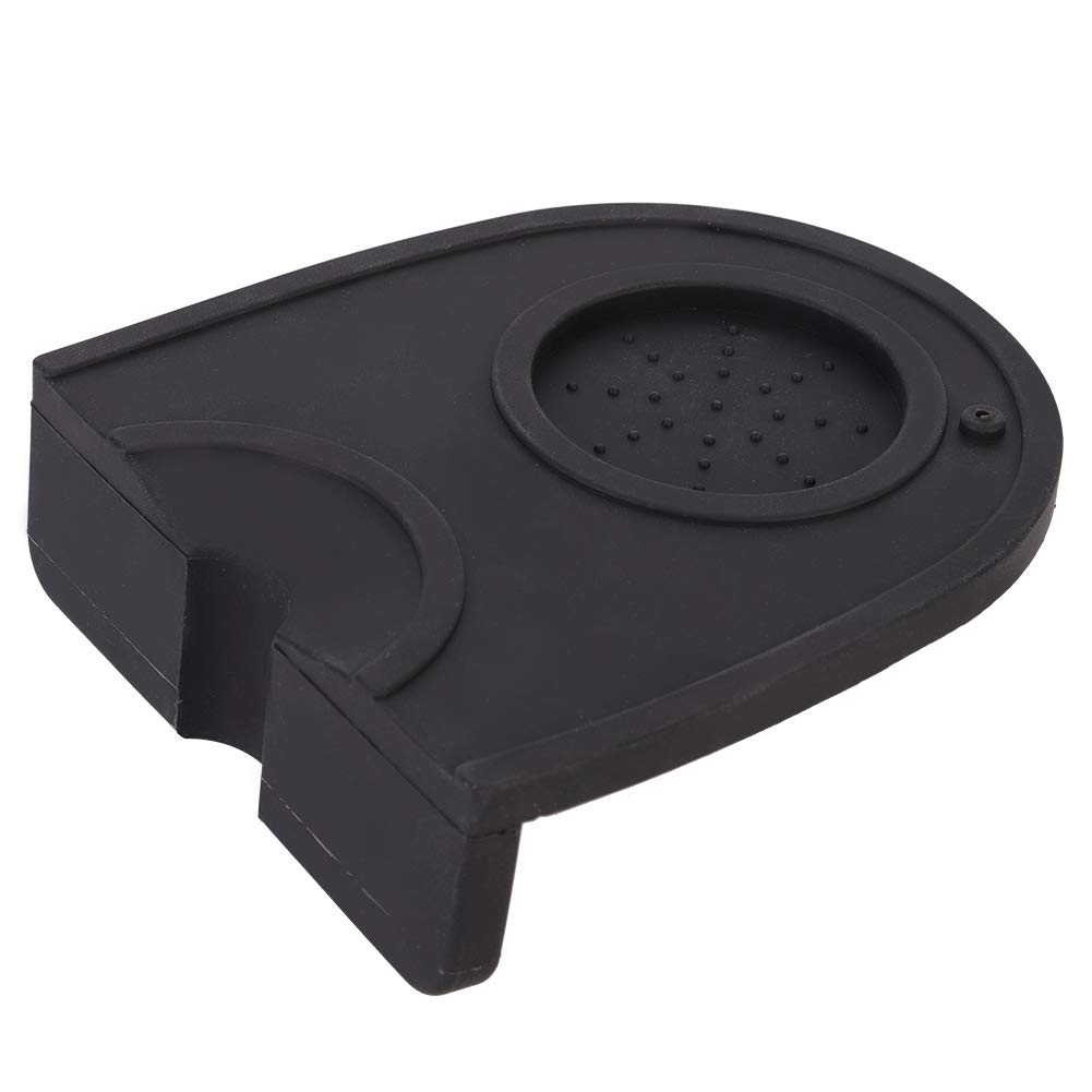 **Jarchii Non-Slip Silicone Coffee Tamper Mat - Barista Tool for Espresso Tamping, Perfect for Home, Restaurant & Coffee Shop Use**    *(Great Gift for Coffee Lovers - Fits Coffee Table Edge & Desktop, Durable & Easy to Clean)*