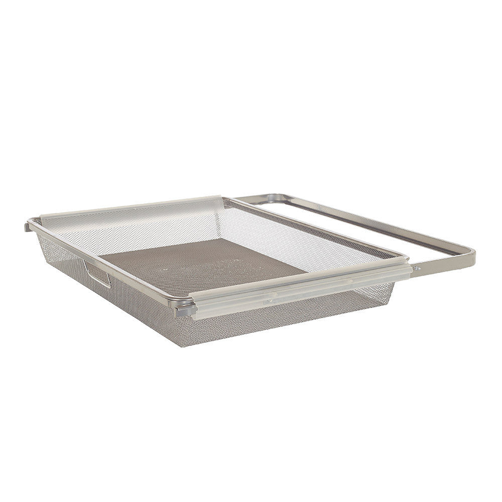 60cm Gliding Drawer Mesh Organizer - Smooth Slide Storage Bins for Kitchen, Bathroom & Office Organization