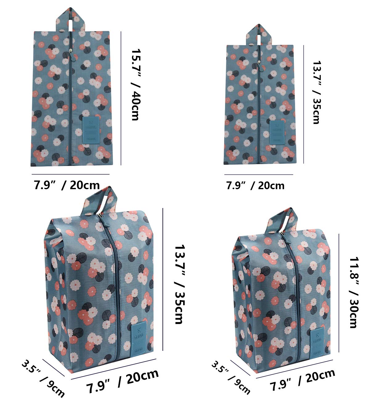 Waterproof Travel Shoe Bags - Portable Shoe Storage Pouch with Handle for Men & Women | Perfect for Gym, Vacation & Business Trips