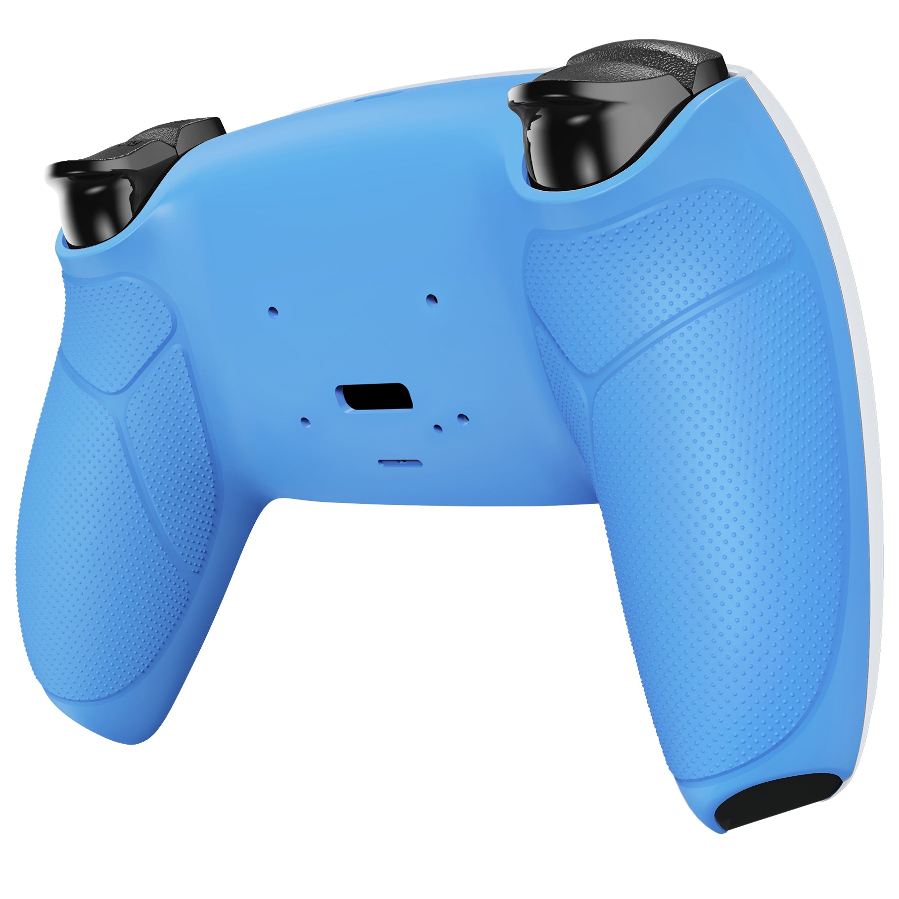 eXtremeRate Starlight Blue Performance Rubberized Grip & Redesigned Back Shell for PS5 Controller - Compatible with eXtremerate RISE Remap Kit (Controller & RISE Remap Board Not Included) - Model UPFU6006 - Perfect for Gaming, Streaming & Competitive Play