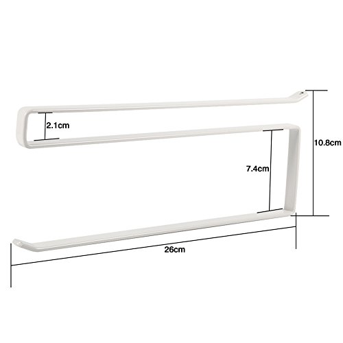 Stainless Steel Under Cabinet Paper Towel Holder - Kitchen Roll Hanger & Storage Organizer for Easy Access | Perfect for Kitchens, Bathrooms, RVs & Camping