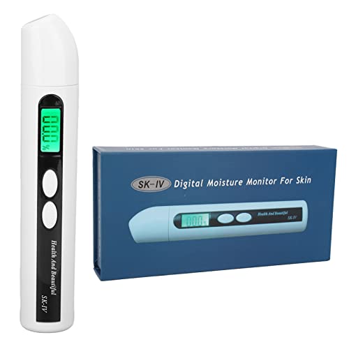 Digital LED Facial Skin Tester - Moisture & Oil Analyzer with Biosensing Technology | At-Home Skin Care Device for Hydration & Sebum Level Testing