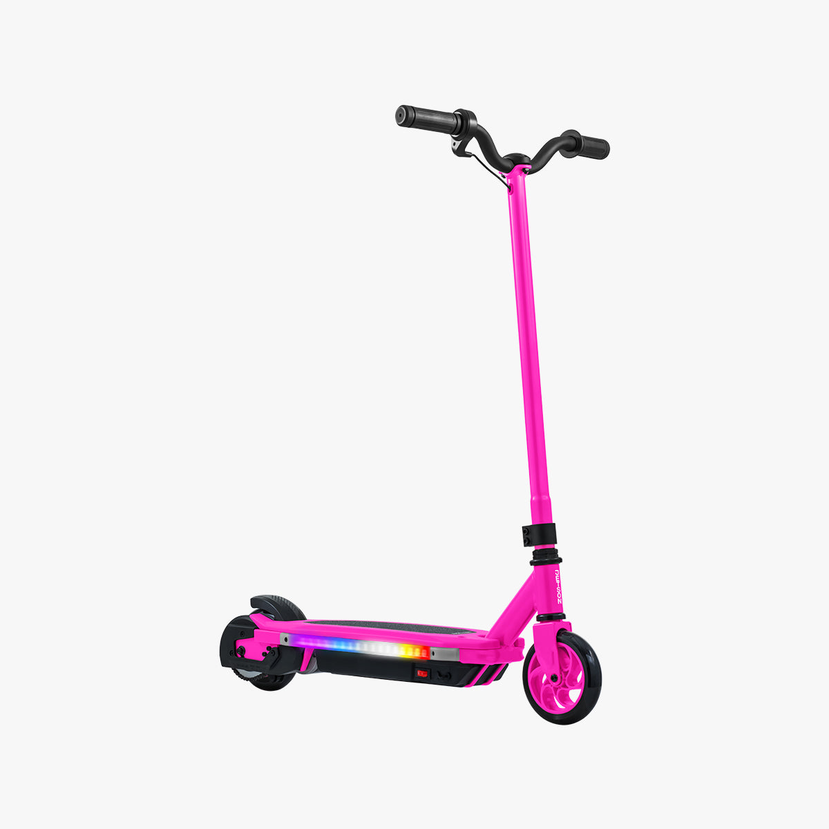 Echo X Kids Electric Scooter - 3 Wheel LED Light Up Scooter for Ages 5-12 - Foldable & Adjustable Height - Perfect for Commuting, Park Rides & Neighborhood Fun