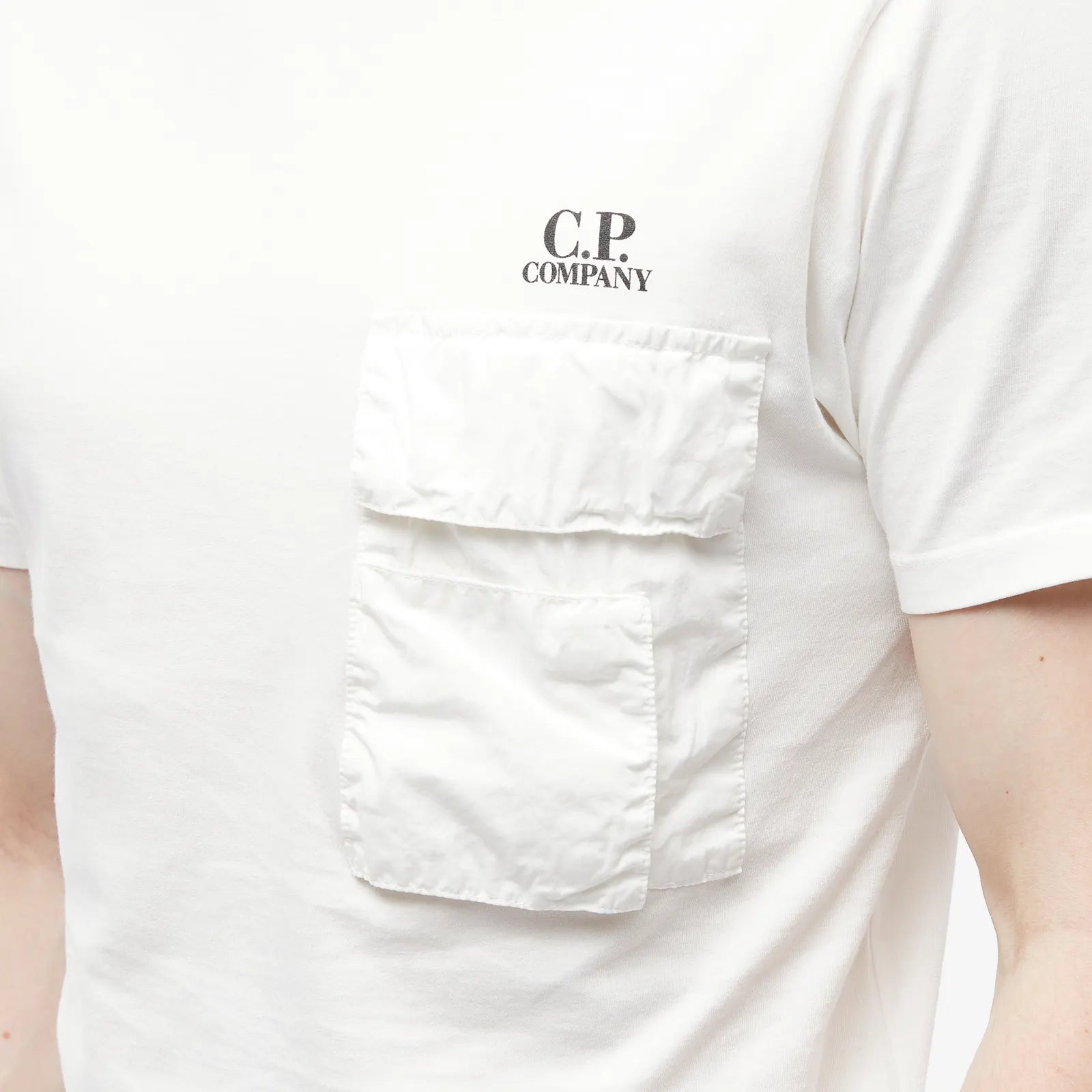 CP Company Pocket Logo T-Shirt for Men | Casual Short Sleeve Cotton Tee | Perfect for Streetwear, Daily Wear & Urban Fashion