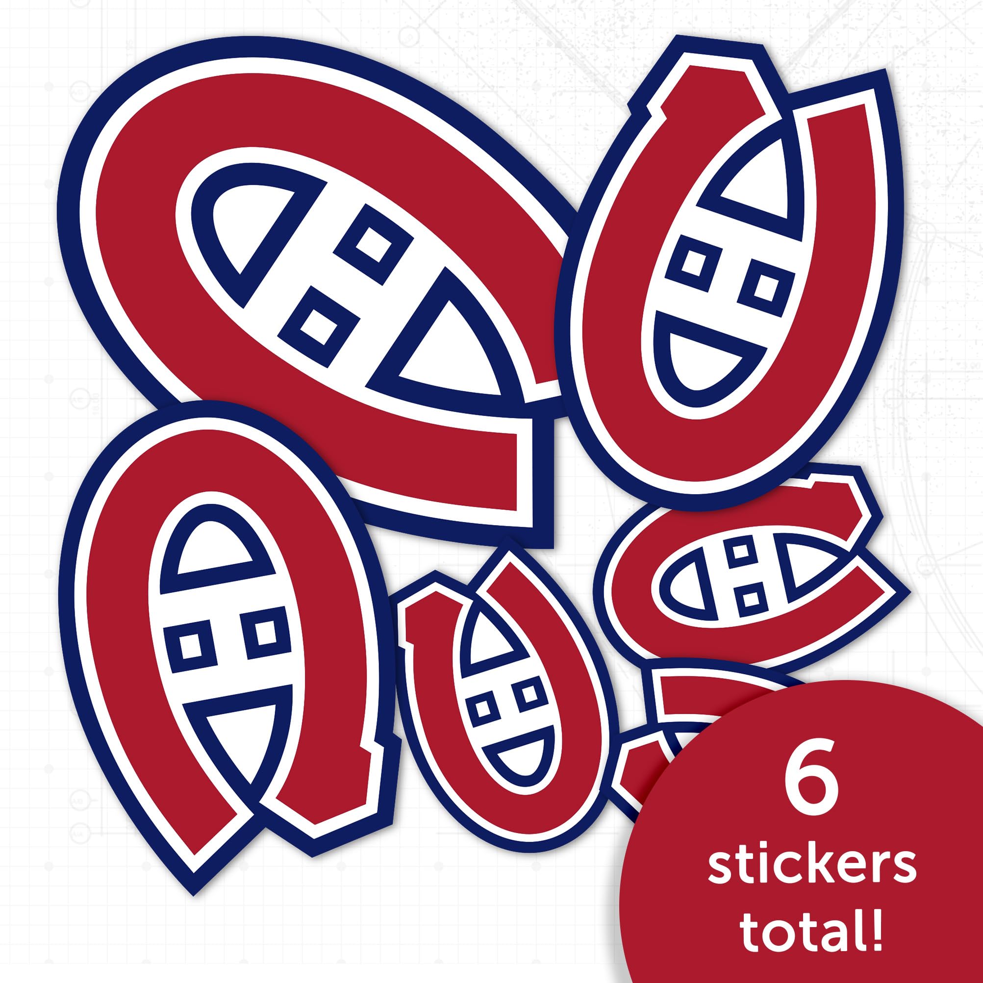 Montreal Canadiens NHL Hockey Team Vinyl Decal Sticker - Desert Cactus Design for Laptop, Water Bottle, Car & Scrapbook - Officially Licensed NHL Merchandise | Perfect for Hockey Fans & Sports Decor