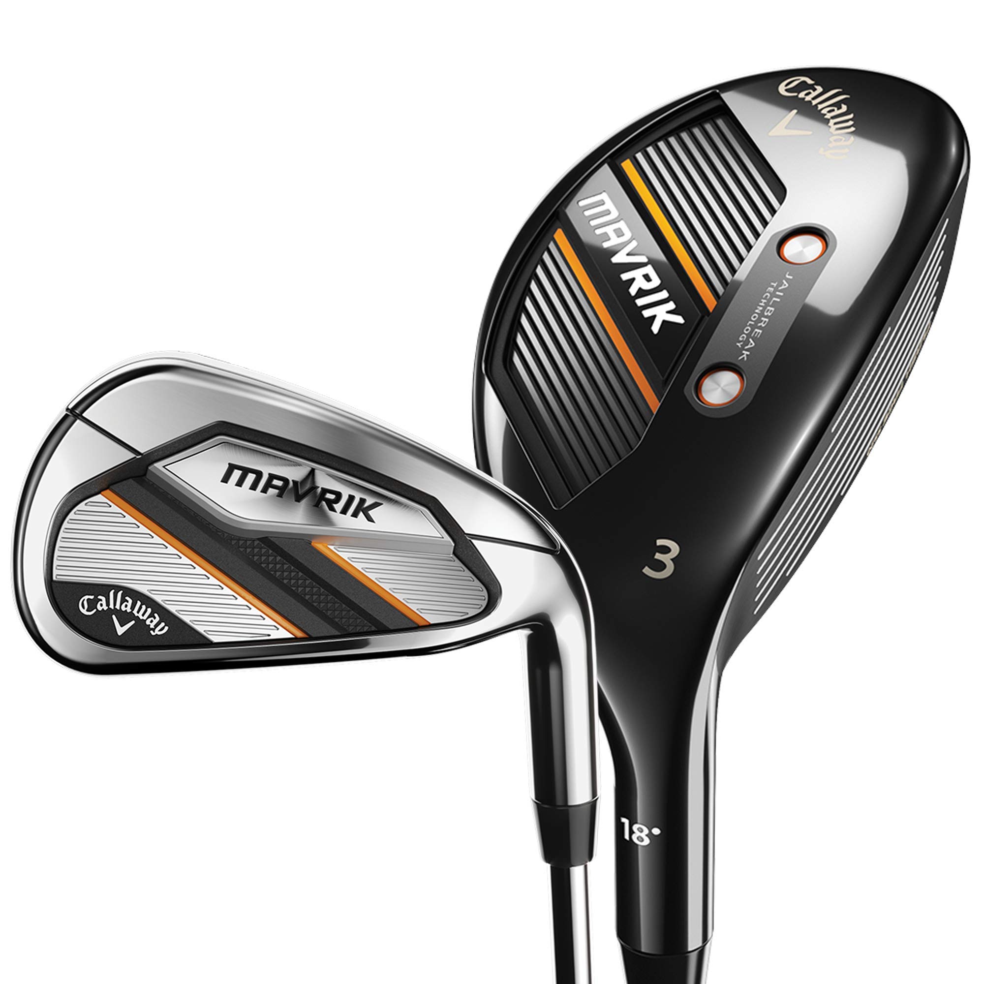 Callaway Golf 2020 Mavrik Hybrid Iron Combo Set - Premium Golf Clubs for Men & Women | Perfect for Mid-Handicappers & Improving Your Long Game on the Course