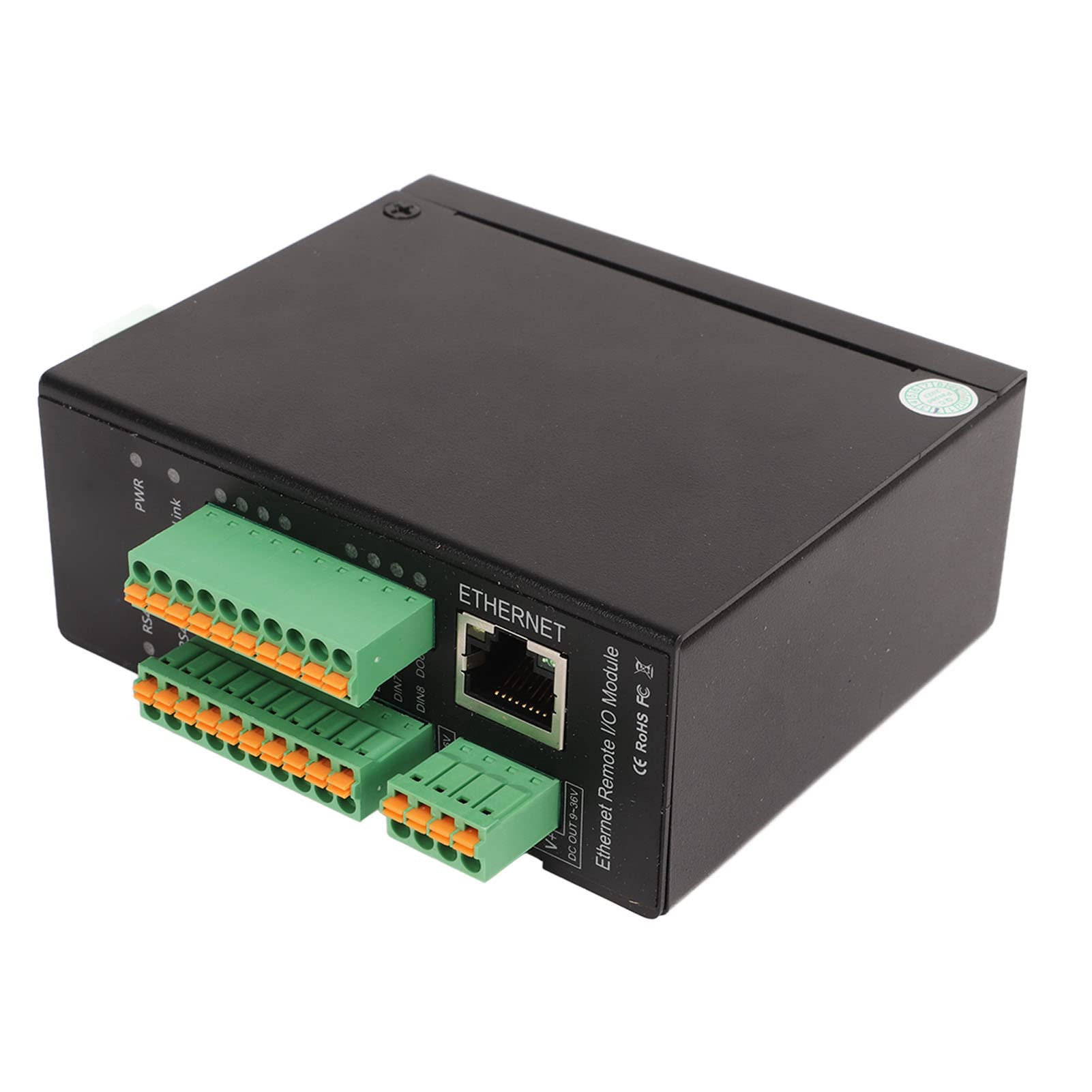 M160T Ethernet TCP Module - 8-Channel Modbus to TCP Remote I/O Module with AC100-240V & IP30 Protection | Industrial Automation & Smart Home Data Acquisition Solution