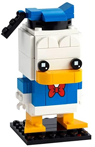 LEGO BrickHeadz Disney Pluto & Goofy (40378), Daisy Duck (40476) & Donald Duck (40377) Exclusive Collectible Figures Bundle - Perfect for Disney Fans, Gift Ideas & Home Decor Display