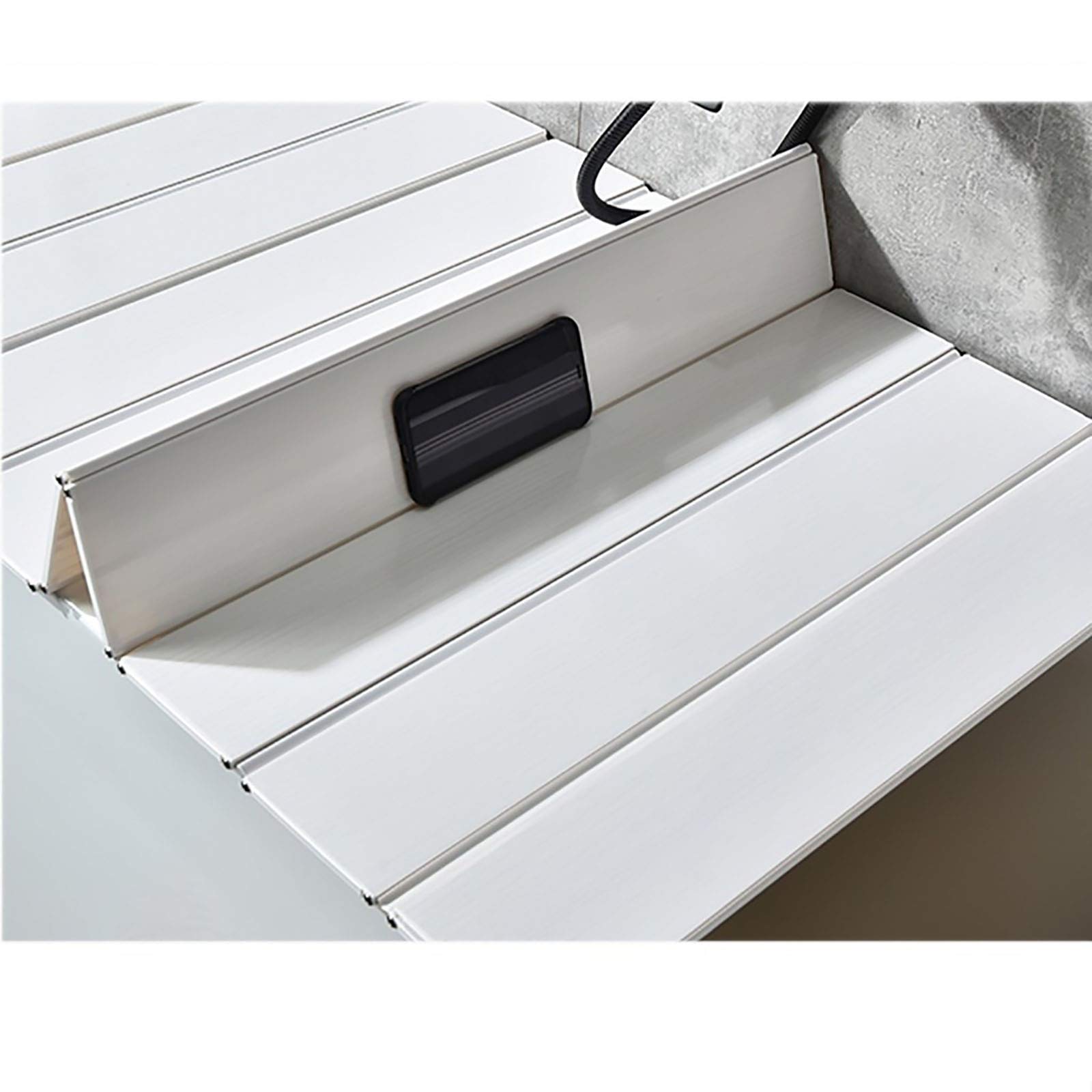 Premium White PVC Bathtub Tray Cover - 153×80×0.6cm Foldable Dustproof Bath Lid & Insulation Board | Perfect for Spa Relaxation, Bath Storage & Home Hygiene Protection