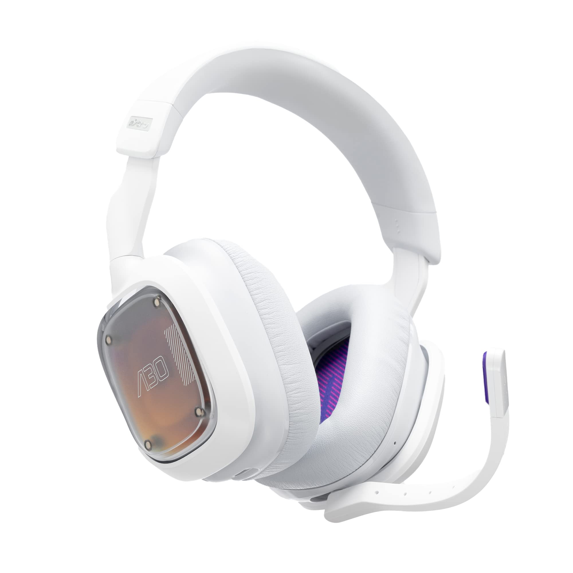 Logitech G Astro A30 LIGHTSPEED Wireless Gaming Headset with Bluetooth - Dolby Atmos/3D Audio, Detachable Boom Mic, 27-Hour Battery for Xbox, Nintendo Switch, PC, Android (White, Renewed) - Perfect for Competitive Gaming, Streaming & Mobile Play