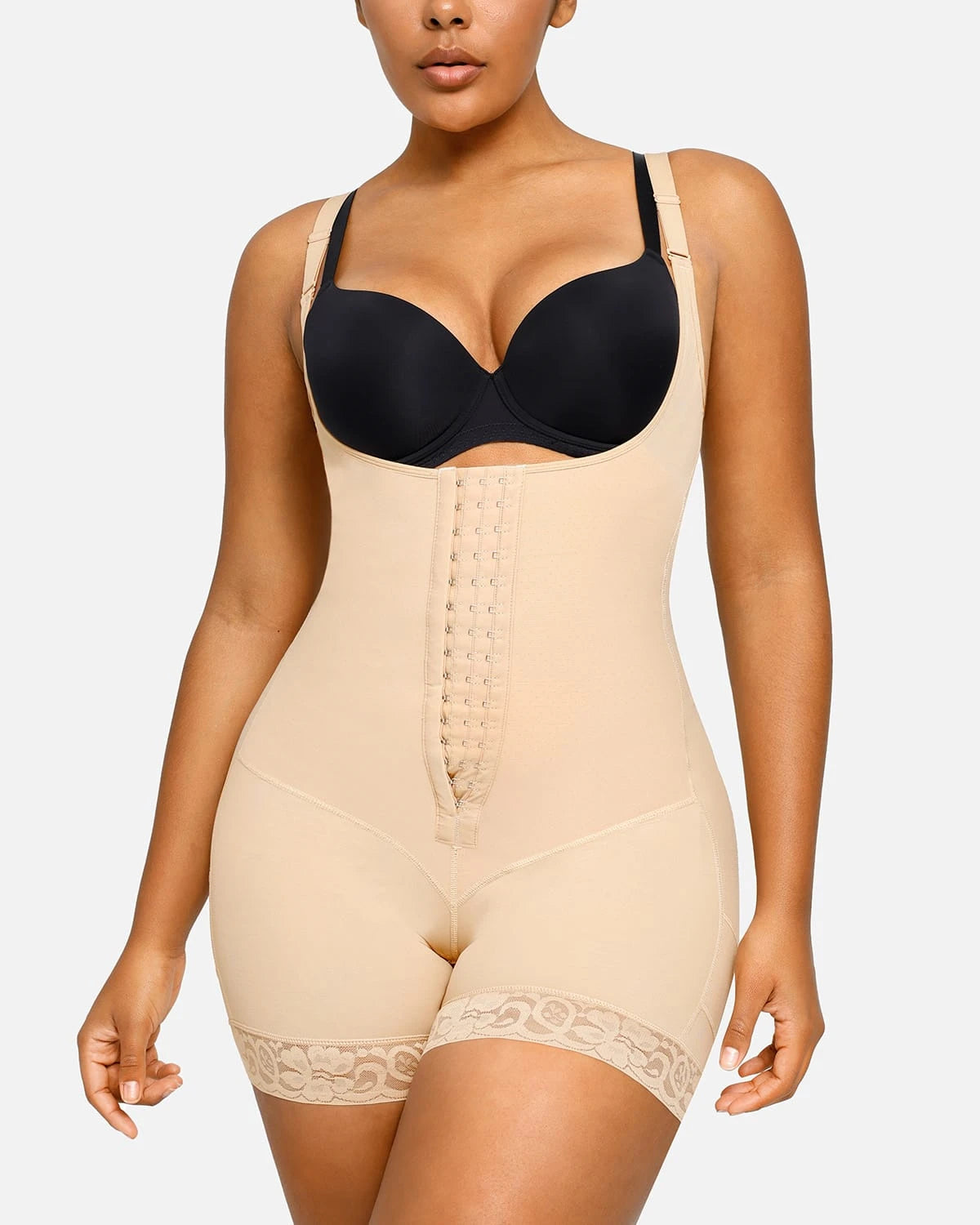AirSlim® Core Sculpt Open Bust Shaping Bodysuit for Women - Tummy Control Shapewear for Slimming & Posture Support - Perfect for Dresses, Workouts & Special Occasions