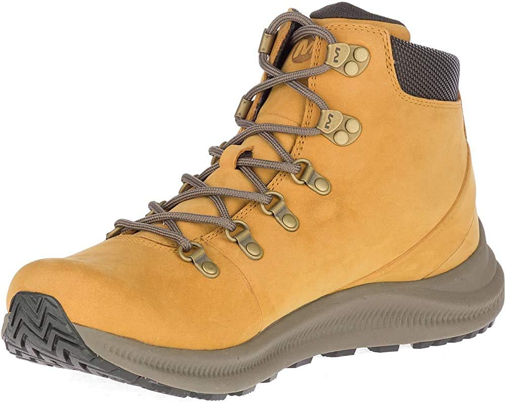 Merrell Ontario Mid WP Waterproof Hiking Boots for Men & Women - Durable Outdoor Trekking Shoes for Trail Walking, Camping & Backpacking Adventures