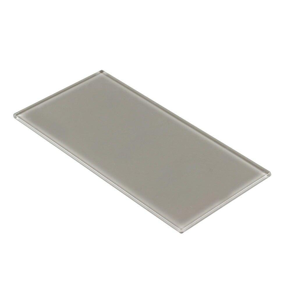 Metropole Taupe 4x8 Glass Subway Tile - Premium Kitchen & Bathroom Backsplash for Modern Home Decor
