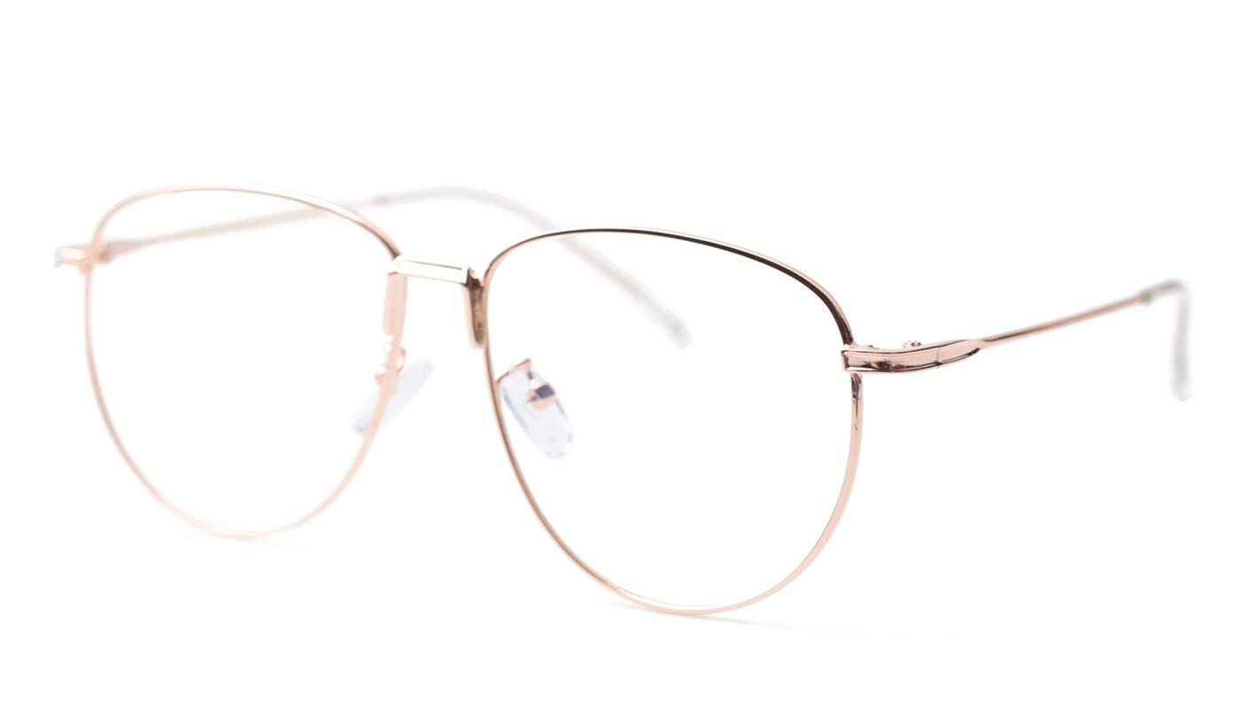 SOOLALA Retro Vintage Big Ultralight Frame Reading Glasses for Women - Lightweight Eyewear for Reading, Working & Computer Use