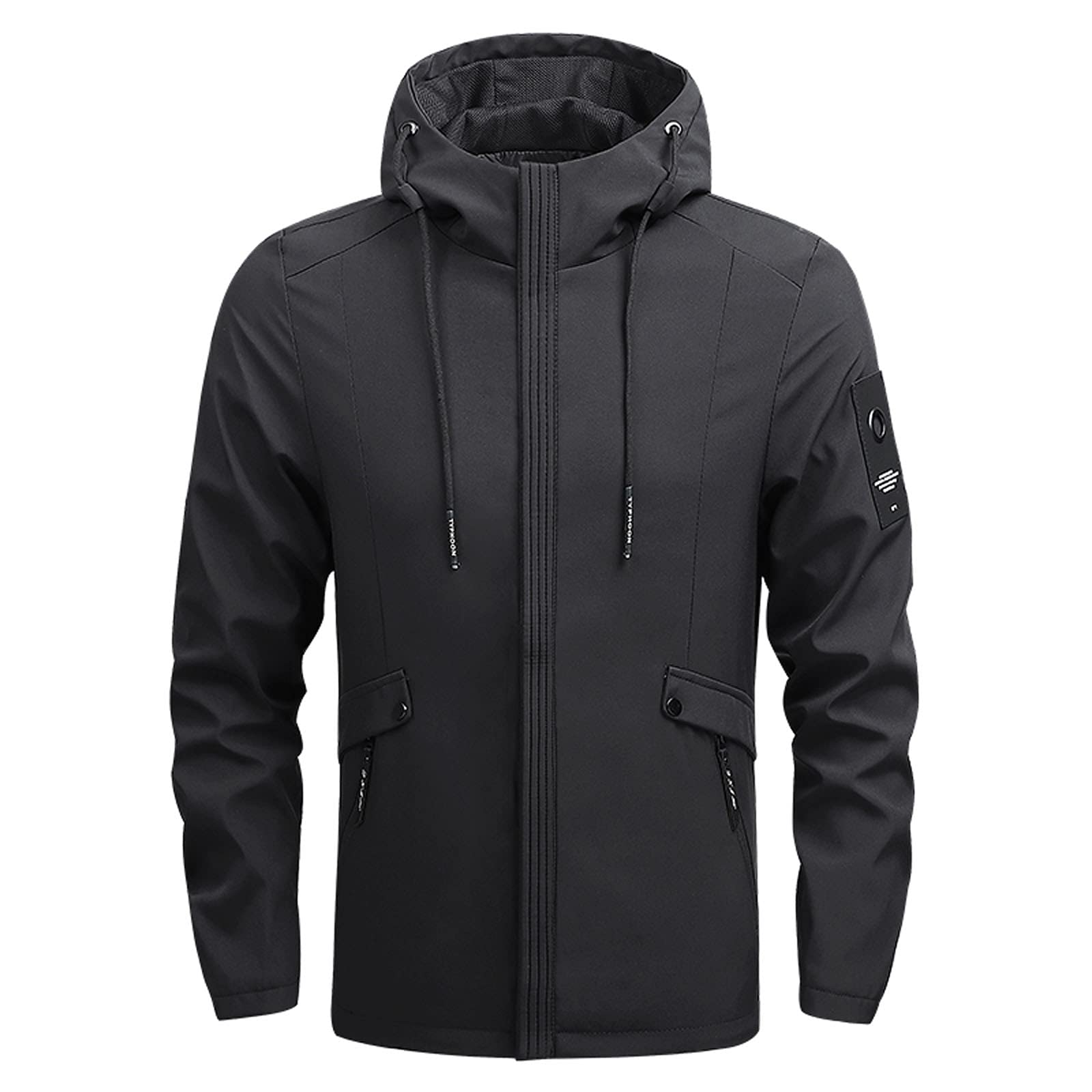 **Men's Waterproof Softshell Jacket - Military Tactical Outdoor Hiking Coat, Breathable & Moisture-Wicking for UK Comfort - Ideal for Hiking, Camping & Casual Wear**