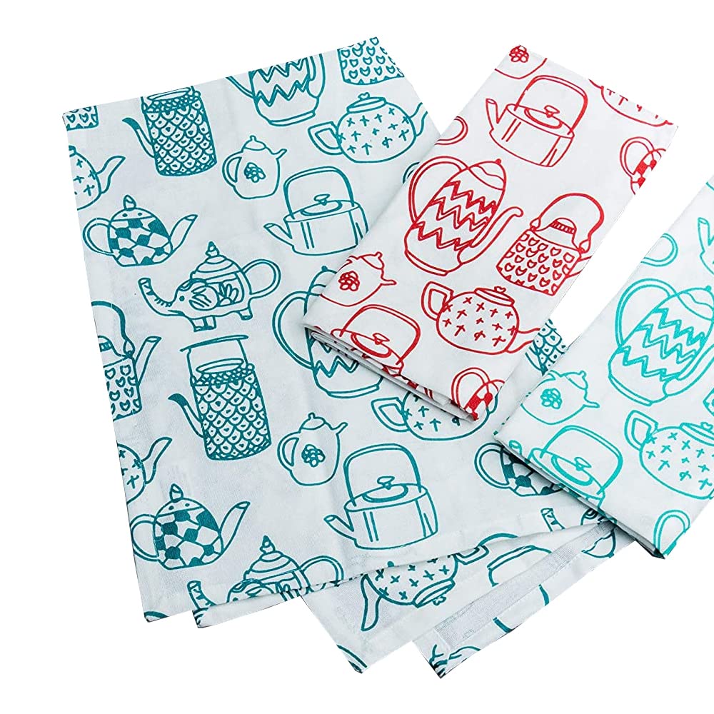 Premium 100% Cotton Extra Large Kitchen Dish Towels (18
