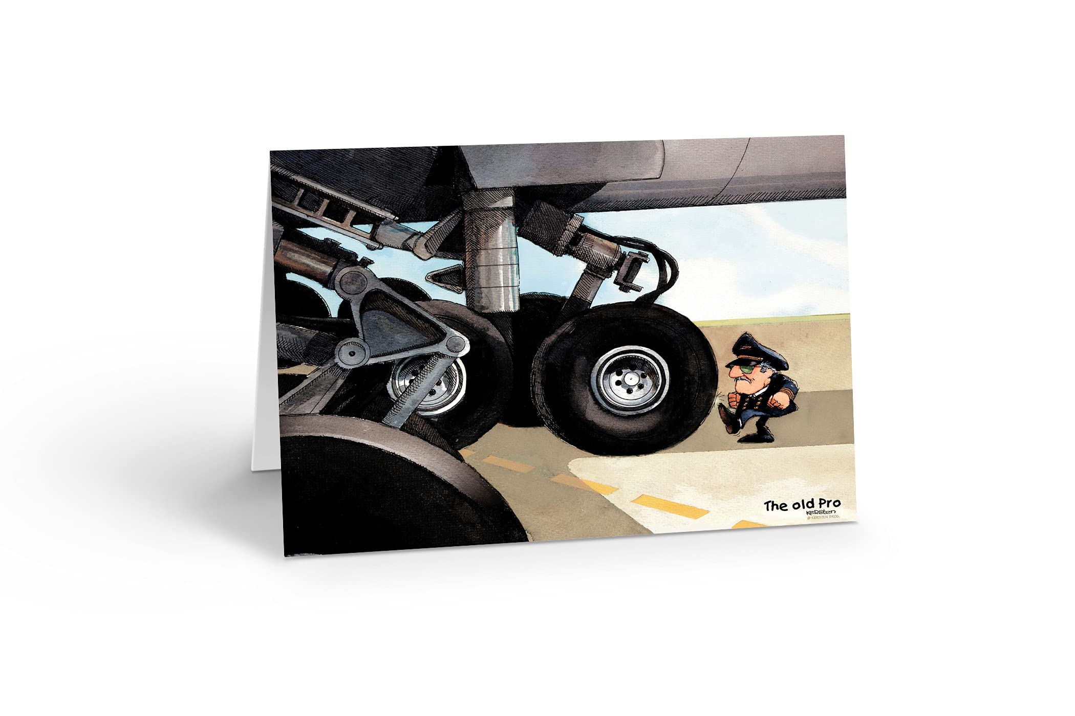 Stonehouse Collection | Funny Airplane Pilot Note Cards - Set of 10 Boxed Greeting Cards with Envelopes | Perfect Pilot Gift for Aviation Enthusiasts | Great for Birthdays, Thank You Notes & Office Decor