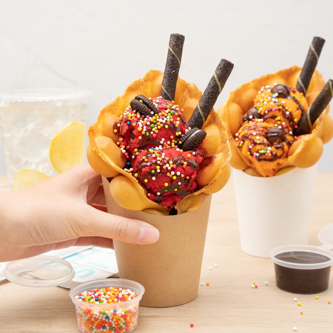 Restaurantware Bio Tek 12oz French Fry Containers - 100 Disposable Kraft Paper Charcuterie Cups with Incline Design | Stackable for Waffles, Chips, Popcorn | Perfect for Catering, Movie Nights & Party Snacks
