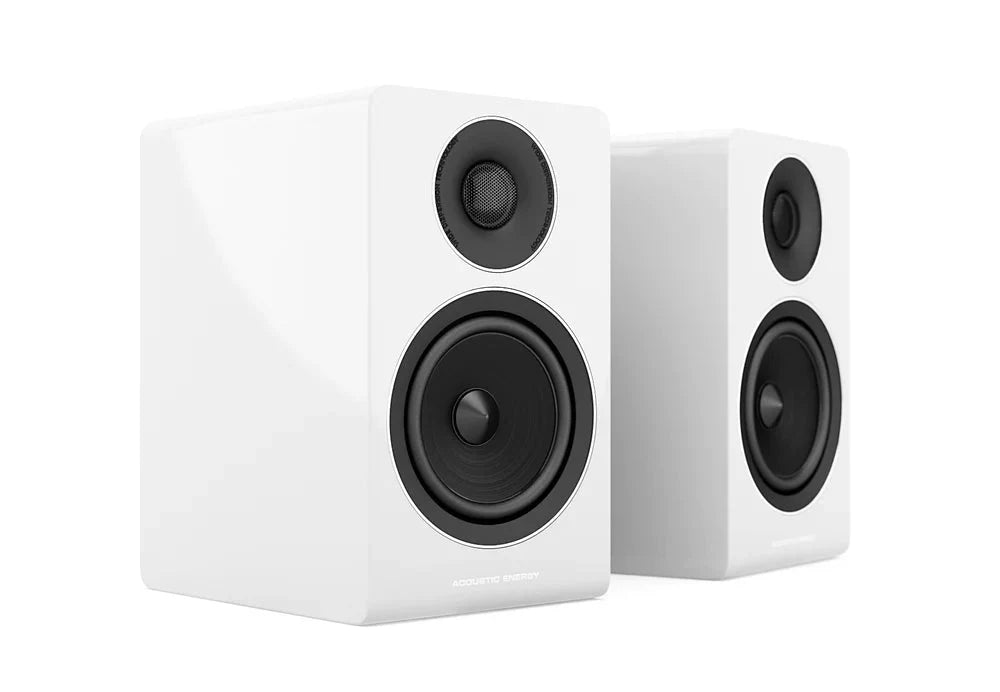 Premium Acoustic Energy AE300 Bookshelf Speakers (Pair) - High-Fidelity Sound for Home Theater & Music Listening - Perfect for Living Rooms, Studios & Audiophiles