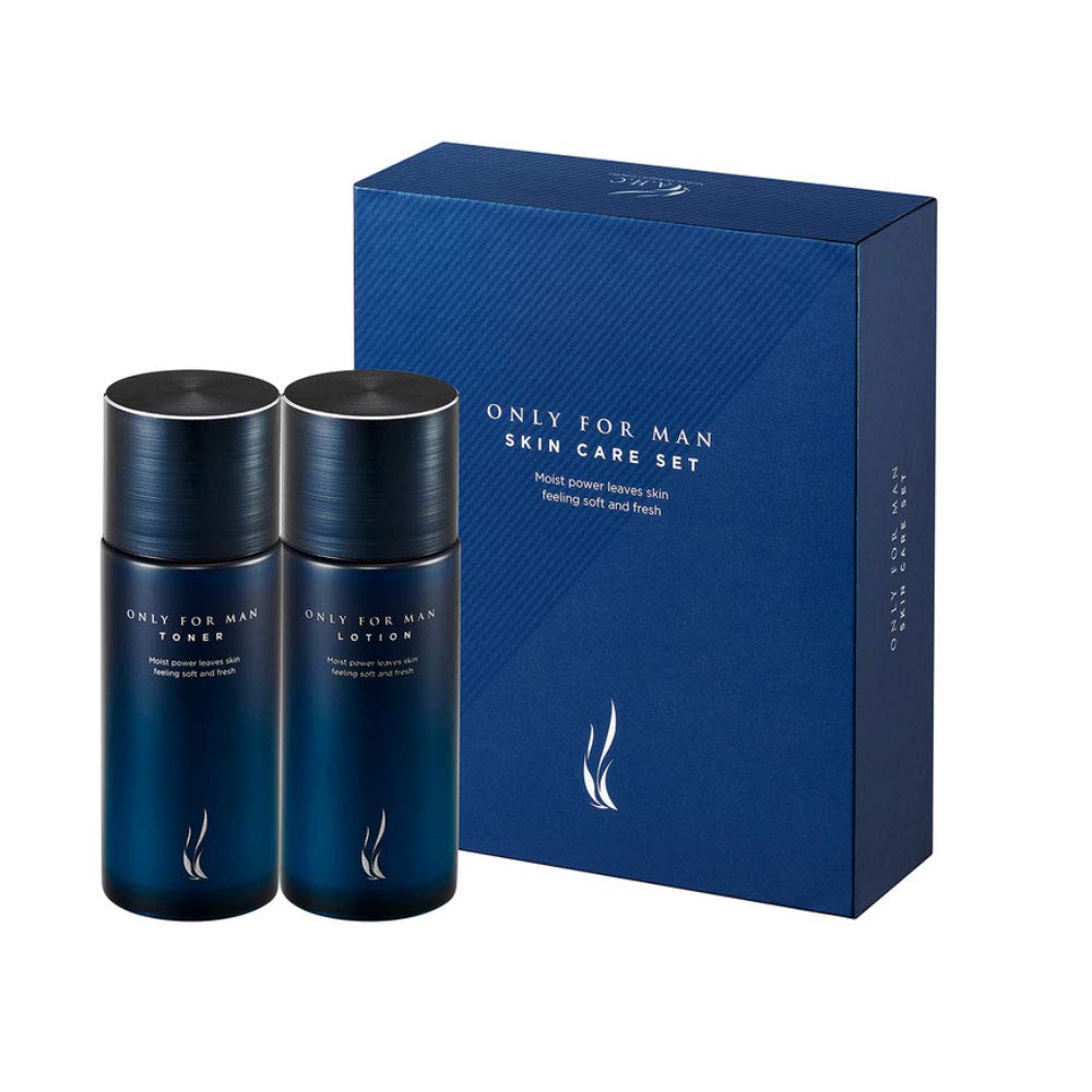 AHC Men's Skincare Set - 150ml Lotion + 150ml Toner for Hydration & Oil Control | Daily Face Care Routine for Men