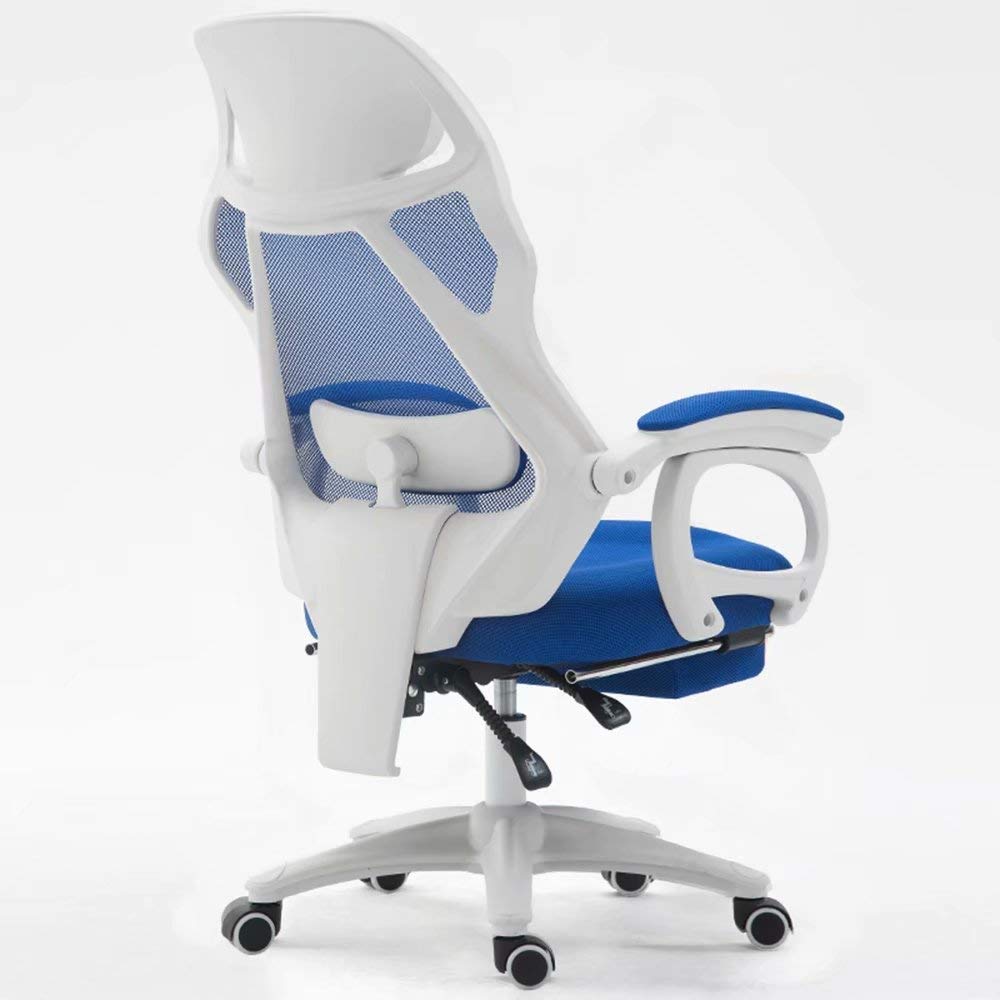 Ergonomic Mesh Office Chair with High Back & USB Massage - Adjustable Computer Desk Chair for Home & Office Use - Black (Perfect for Long Work Hours & Gaming)