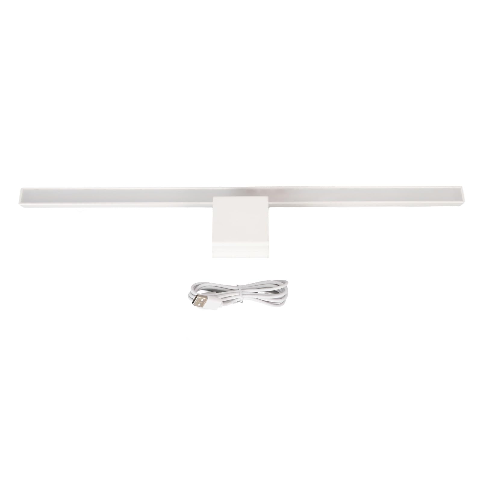 Joyzan Computer Monitor Light Bar - Dimmable LED Screen Lamp with Touch Control, Adjustable Stepless Dimming & Blue Light Reduction for Eye Strain Relief - Perfect for Home Office, Gaming & Reading (White)