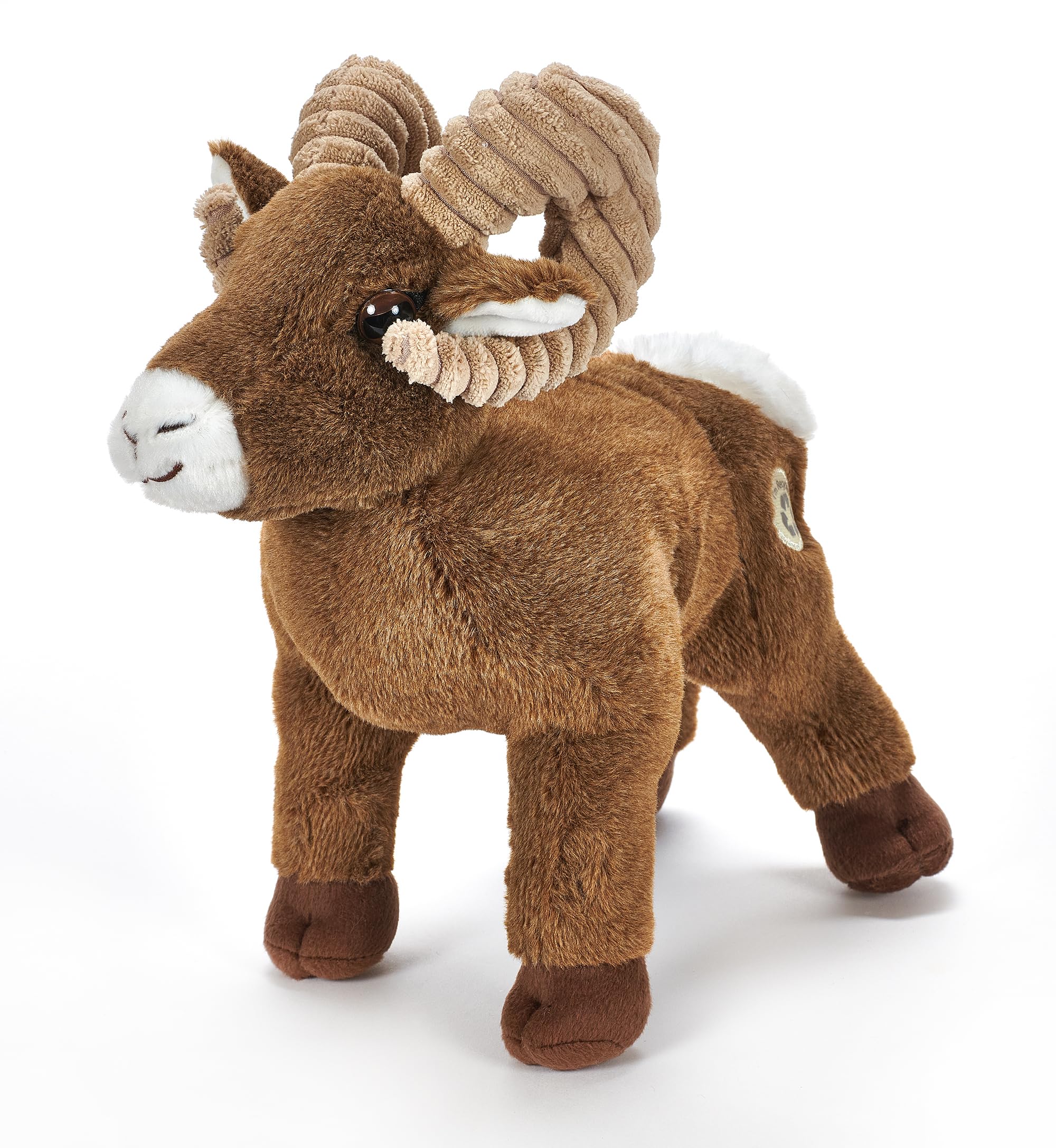 12-inch Big Horn Sheep Stuffed Animal Plush Toy - Wild Onez Zoo Collection | Soft & Cuddly Kids Gift for Birthday, Nursery Decor & Adventure Play | Perfect for Animal Lovers, Themed Parties & Educational Playtime