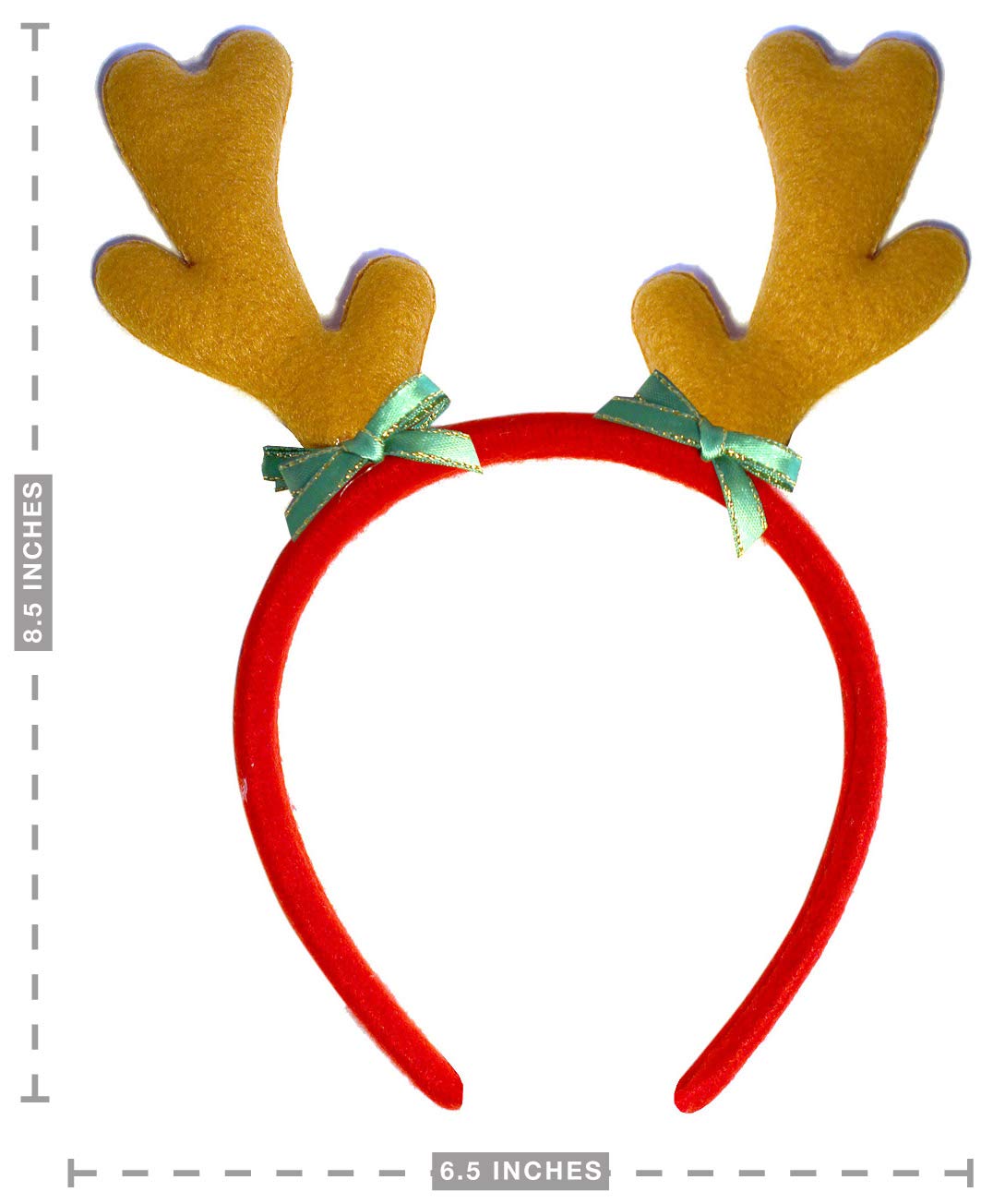 Festive Christmas Headbands for Women & Kids - Reindeer Antler & Santa Hat Hair Accessories - Perfect for Holiday Parties, Family Photos & Christmas Costumes