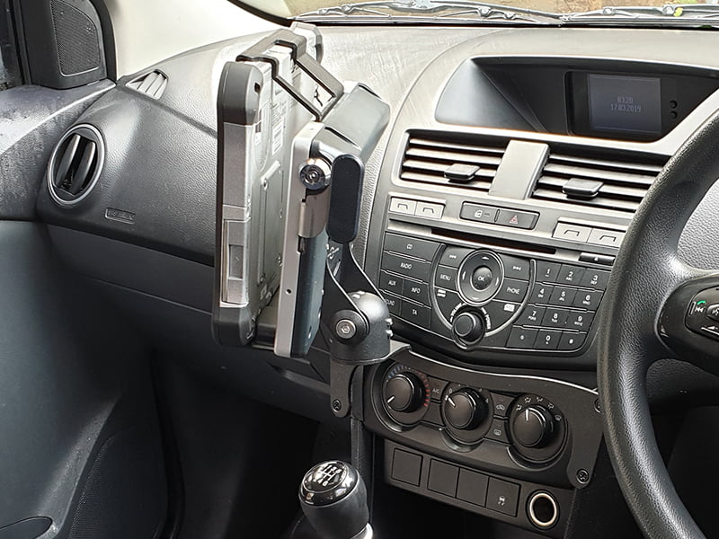 Industrial Evolution InDash Mount for Mazda BT 50 (2012+) - Secure Car Phone Holder for GPS Navigation & Hands-Free Driving