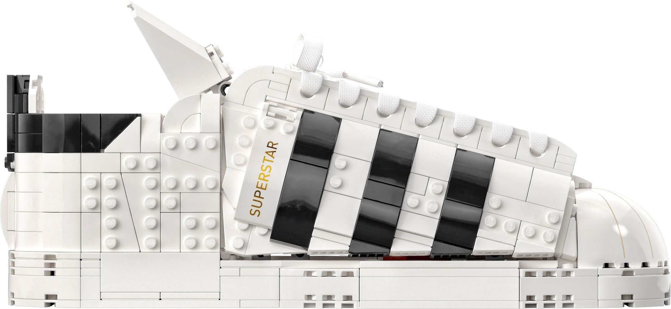 Original adidas Superstar LEGO Building Set 10282 - Collectible Sneaker Model for Adults - Perfect for Home Decor, Gift Ideas & LEGO Enthusiasts