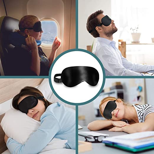 AASTIK SALES Cooling Eye Mask with Ice Gel Pack - Relieve Dark Circles, Dry Eyes, Pain & Redness | Reusable Gel Eye Patches for Sleeping, Travel & Relaxation | Perfect for Migraine Relief & Puffy Eyes