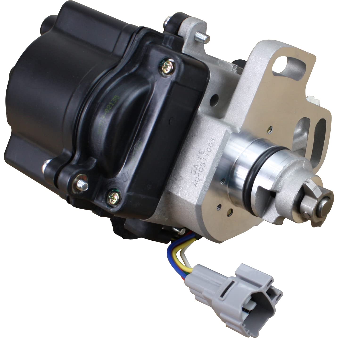AIP Electronics Heavy Duty Stock Series Complete Electronic Ignition Distributor for 1990-1993 Toyota & Geo 1.6L 4AFE - OEM Fit D15140-SS (19020-15140, 19020-16140) - Perfect for Engine Repair & Performance Upgrades