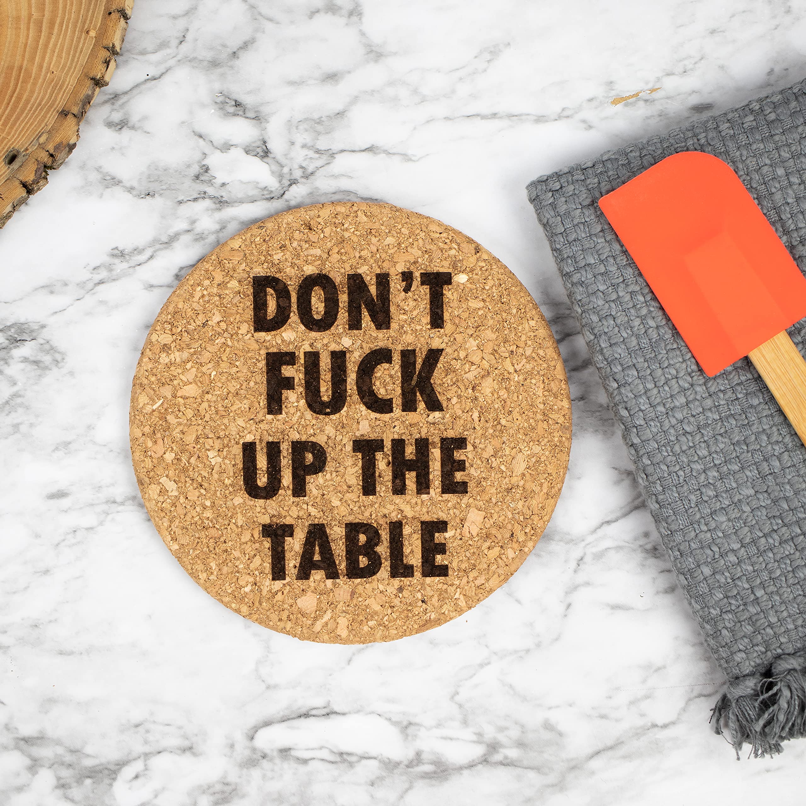 Heat-Resistant Cork Pot Holder Trivet - Protects Tables from Scratches & Burns | Perfect for Hot Pots, Pans & Dishes in Kitchen & Dining