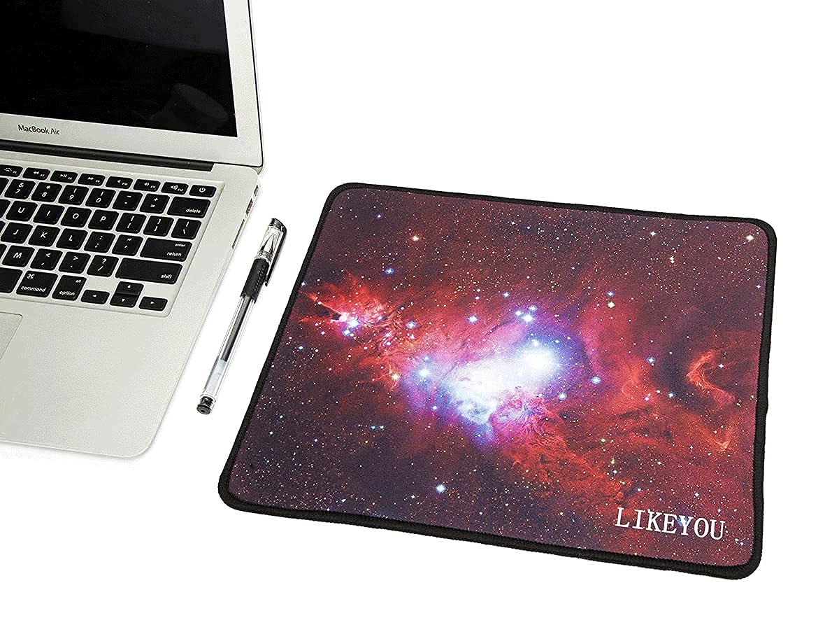 LIKEYOU Large Extended Gaming Mouse Pad with Non-Slip Base - Sky Design for PC, Laptop & Office Use - Perfect for Work, Gaming & Home Office Setup