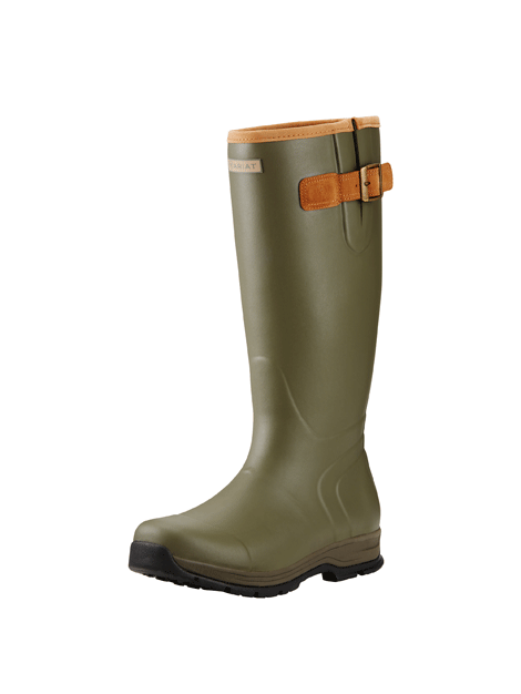 Ariat Burford Insulated Waterproof Wellington Boots for Women & Men - Warm Winter Rubber Rain Boots for Farming, Hiking, and Outdoor Activities