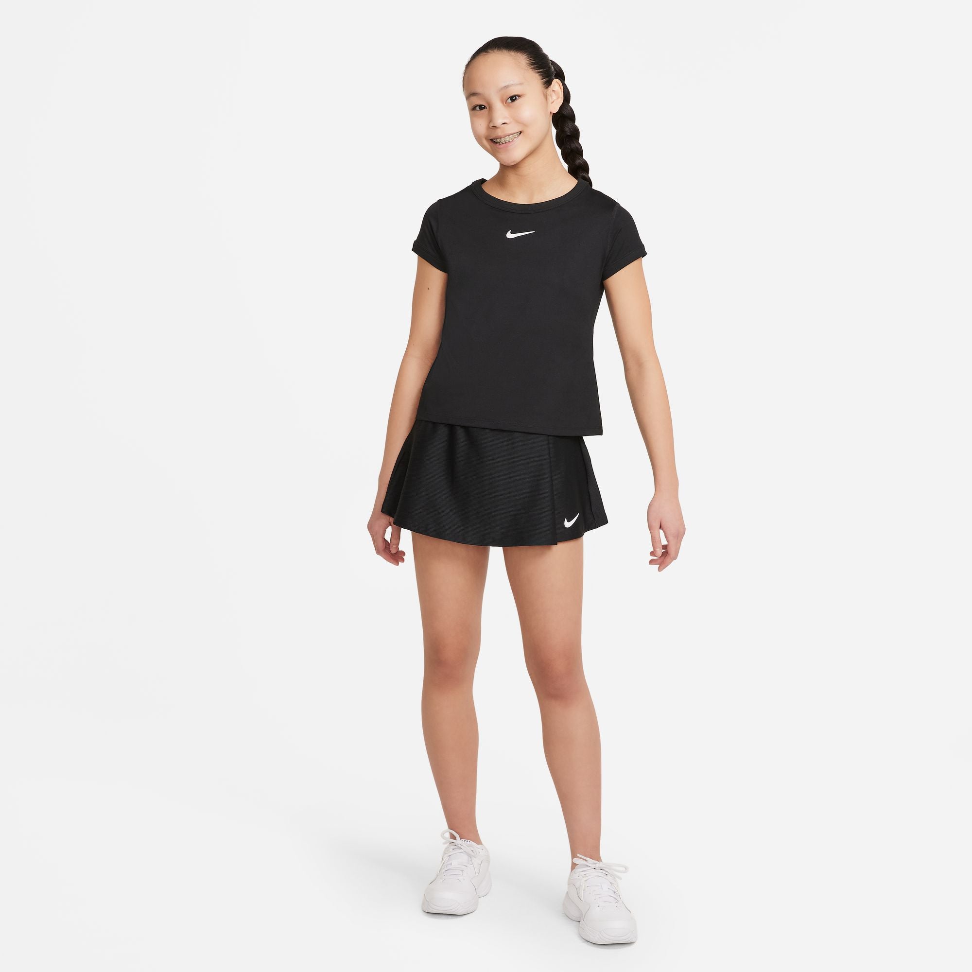 Nike Youth Court Victory Tennis Skirt for Girls - Breathable & Comfortable Athletic Skirt for Tennis, Volleyball & School Sports