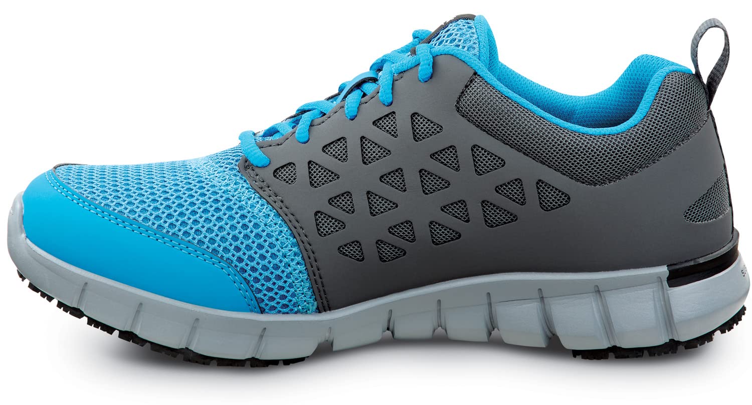 **Reebok Men's Sublite Cushion Work Shoes - Athletic Style, Slip-Resistant MaxTrax Outsole, Soft Toe for Comfort & Safety - Ideal for Construction, Warehouse & Industrial Work**