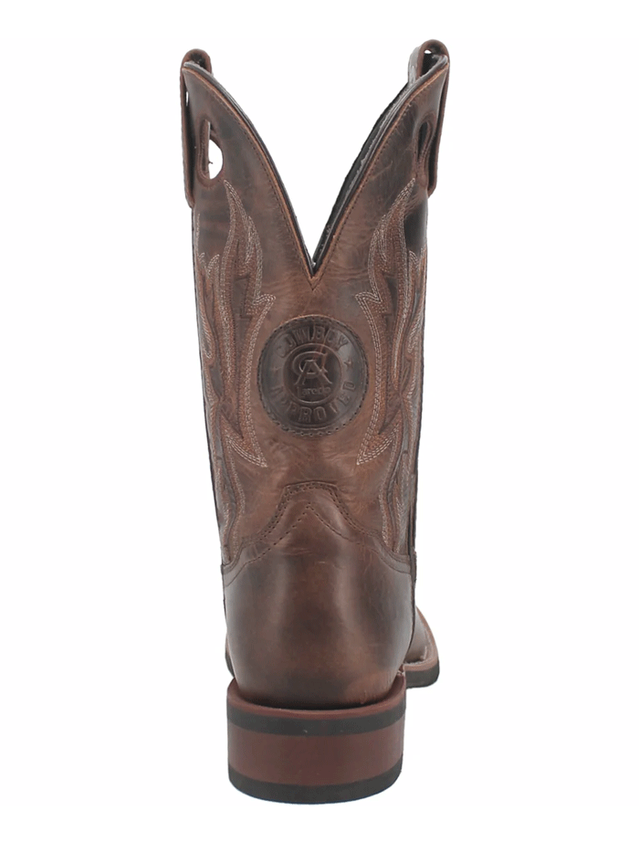 Laredo 7915 Men's Dawson Leather Boots - Brown Cowboy Boots for Men, Comfortable & Durable Western Boots for Riding, Work & Casual Wear
