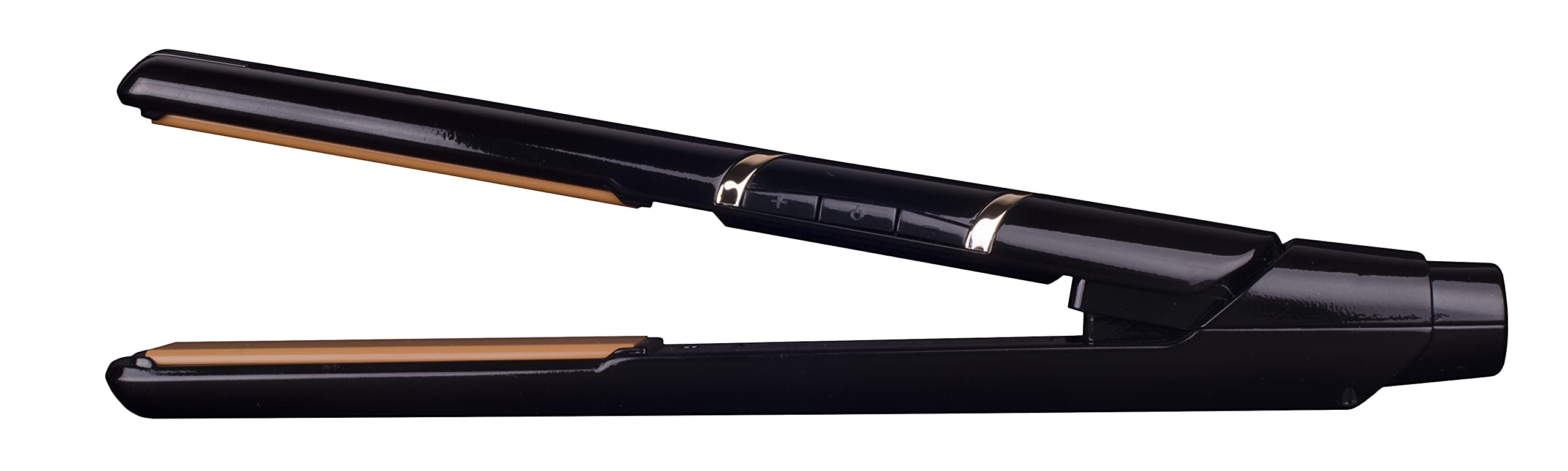 Professional Hair Straightener with Argan Oil & Keratin - Ceramic Coated Plates for Ultra Smooth Styling, Fast Heating & Frizz Control - Perfect for Home & Salon Use (Black)