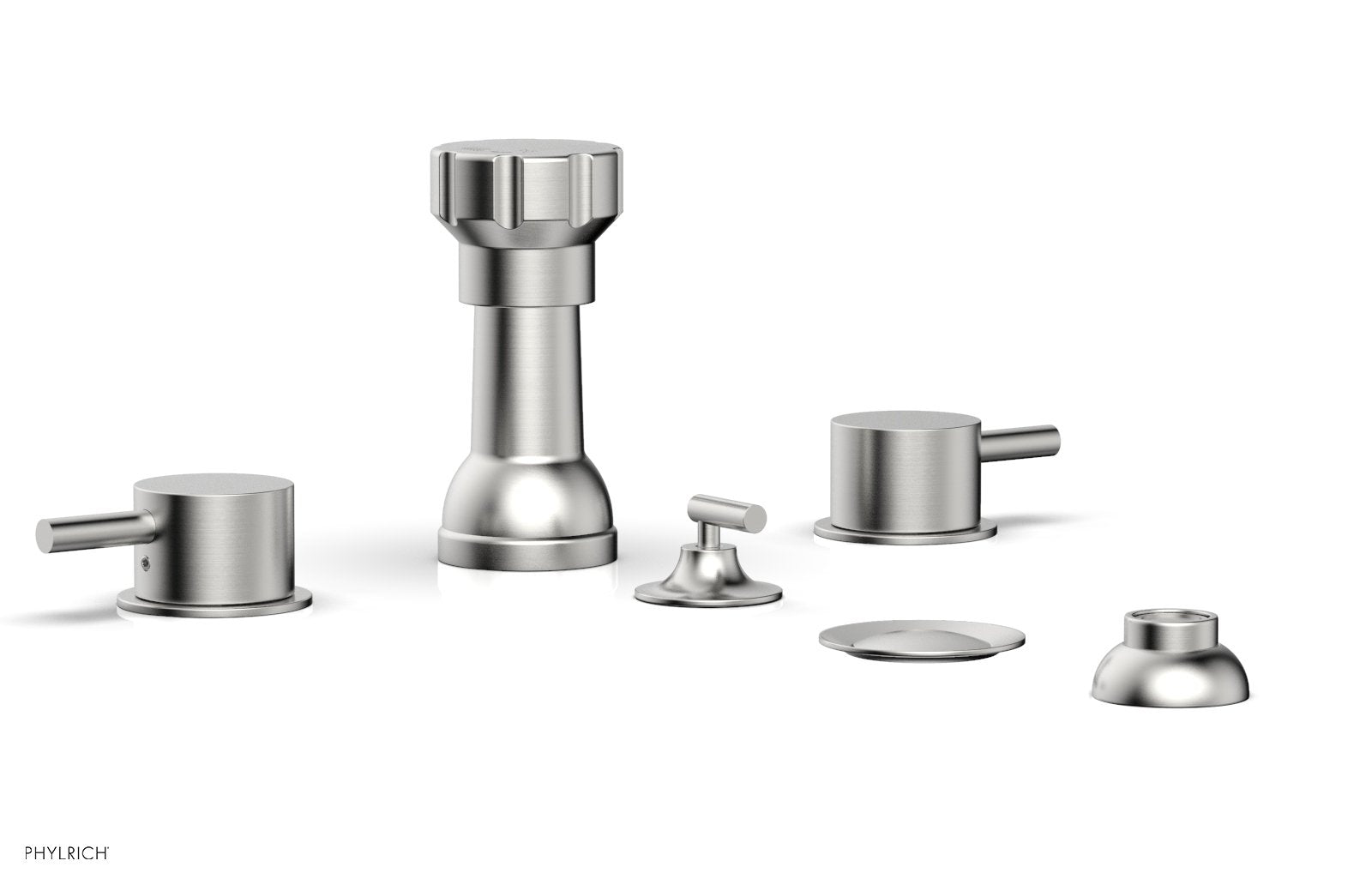 Premium BASIC II 4-Hole Bidet Faucet Set with Lever Handles - 230 63 Series - Perfect for Modern Bathroom Renovations & Hygienic Upgrades