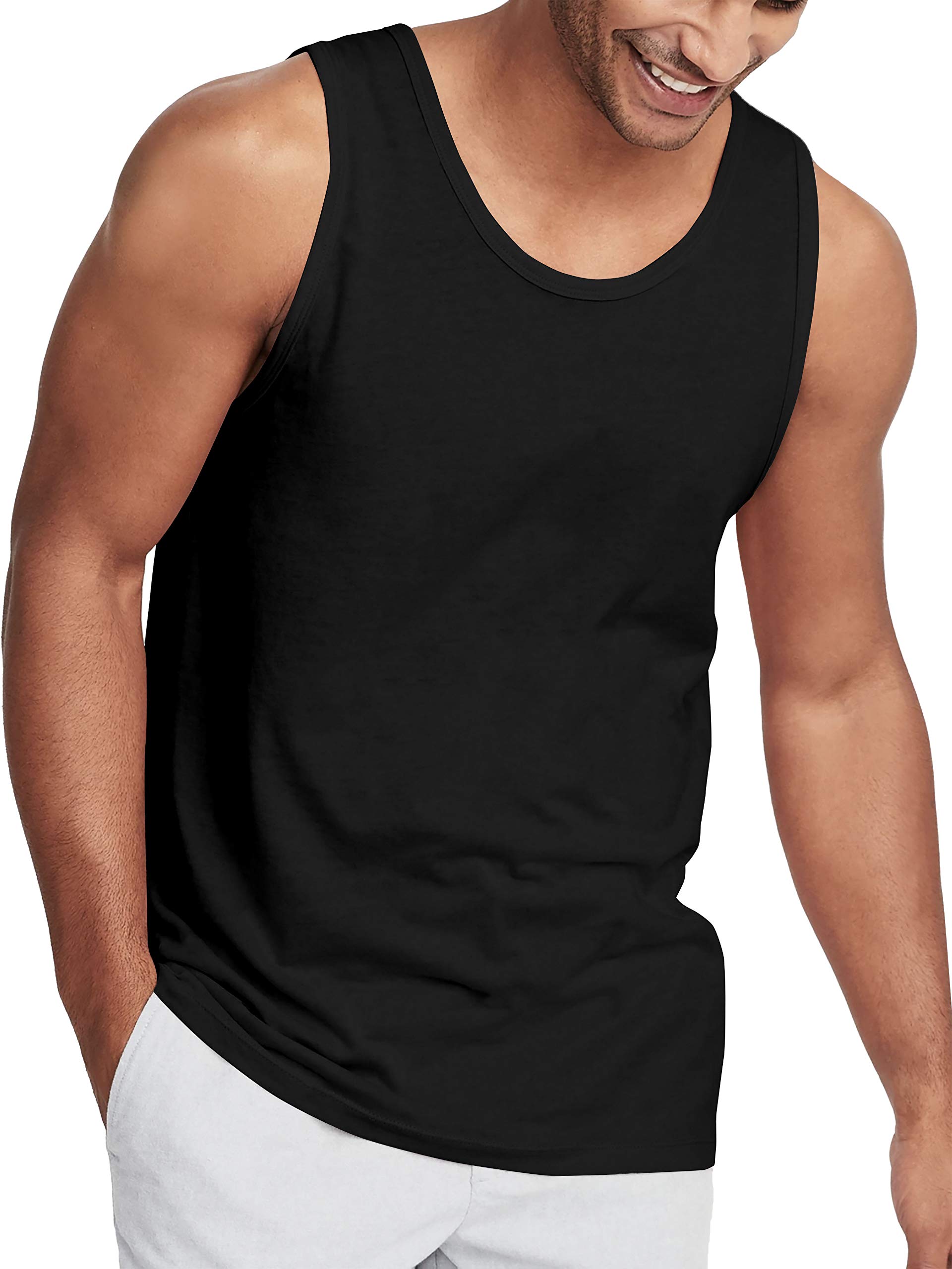 Men's Soft Performance Tank Top - Breathable Gym Shirts for Boxing & Workout | Muscle Tee for Training, Running & Casual Wear