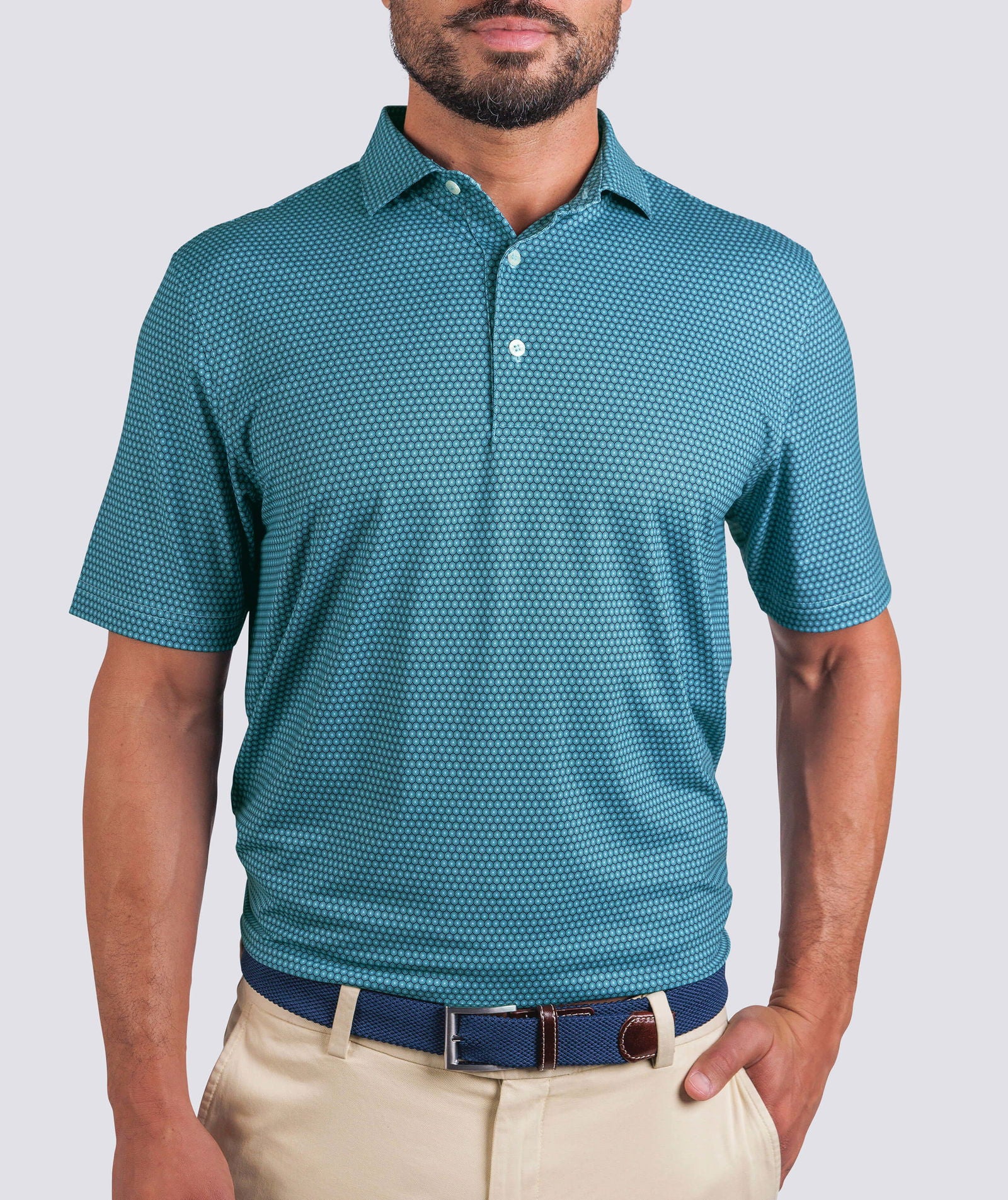 Doone Performance Polo Shirt for Men - Moisture Wicking, Breathable & Quick-Dry Golf & Tennis Shirts - Perfect for Sports, Work & Casual Wear