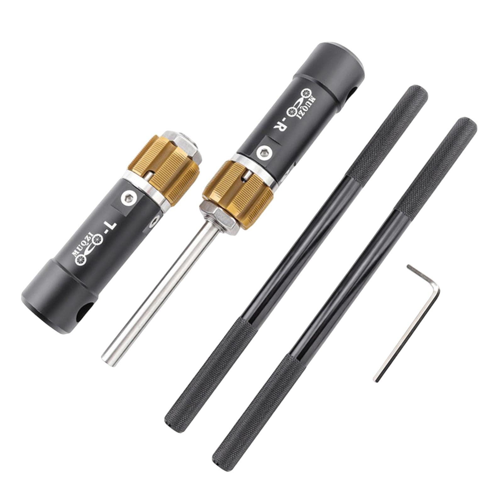 Aluminum Alloy Bicycle Bottom Bracket Thread Tapping Tool Set - BC1.37x24 Bike Repair Kit for Professional Cycling Maintenance | Perfect for Bike Shops & Home Mechanics