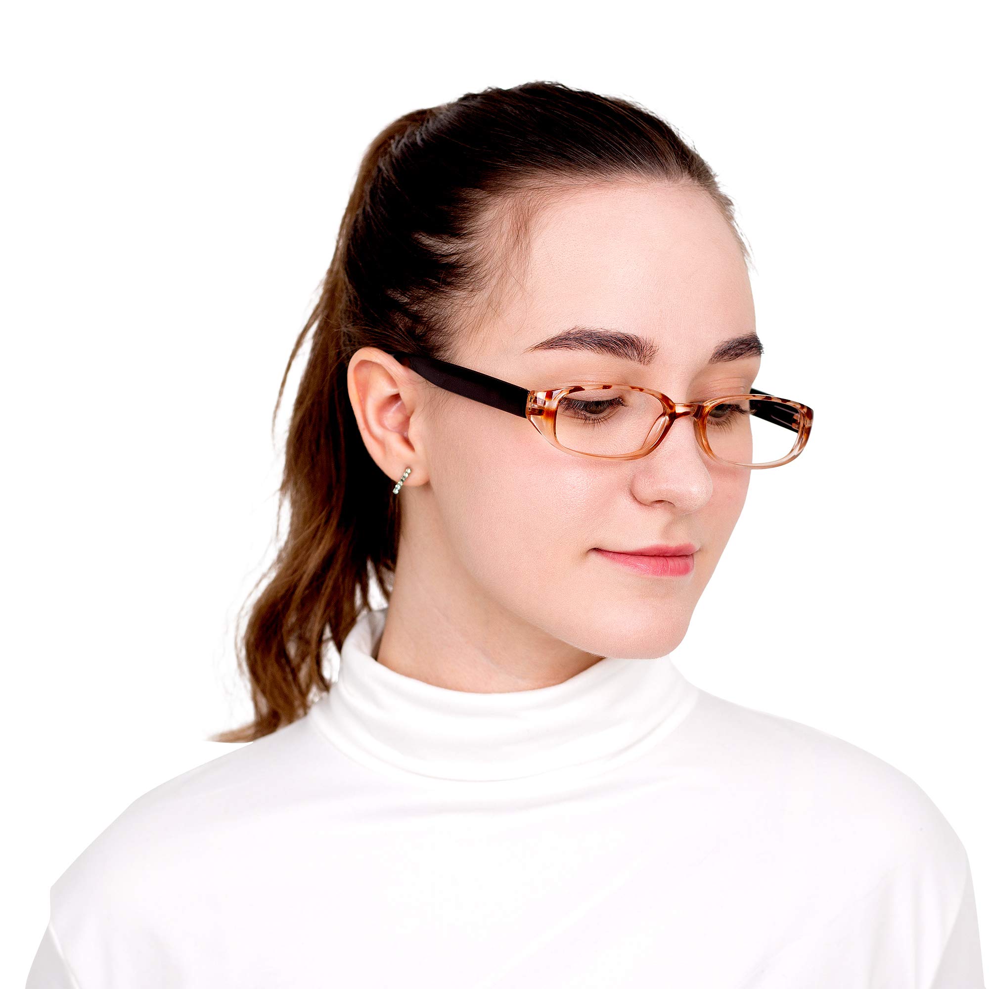LifeArt Blue Light Blocking Glasses - 4 Pairs Anti Glare Computer Reading Glasses for Men & Women - Reduce Eye Strain for Work, Gaming & Screen Time