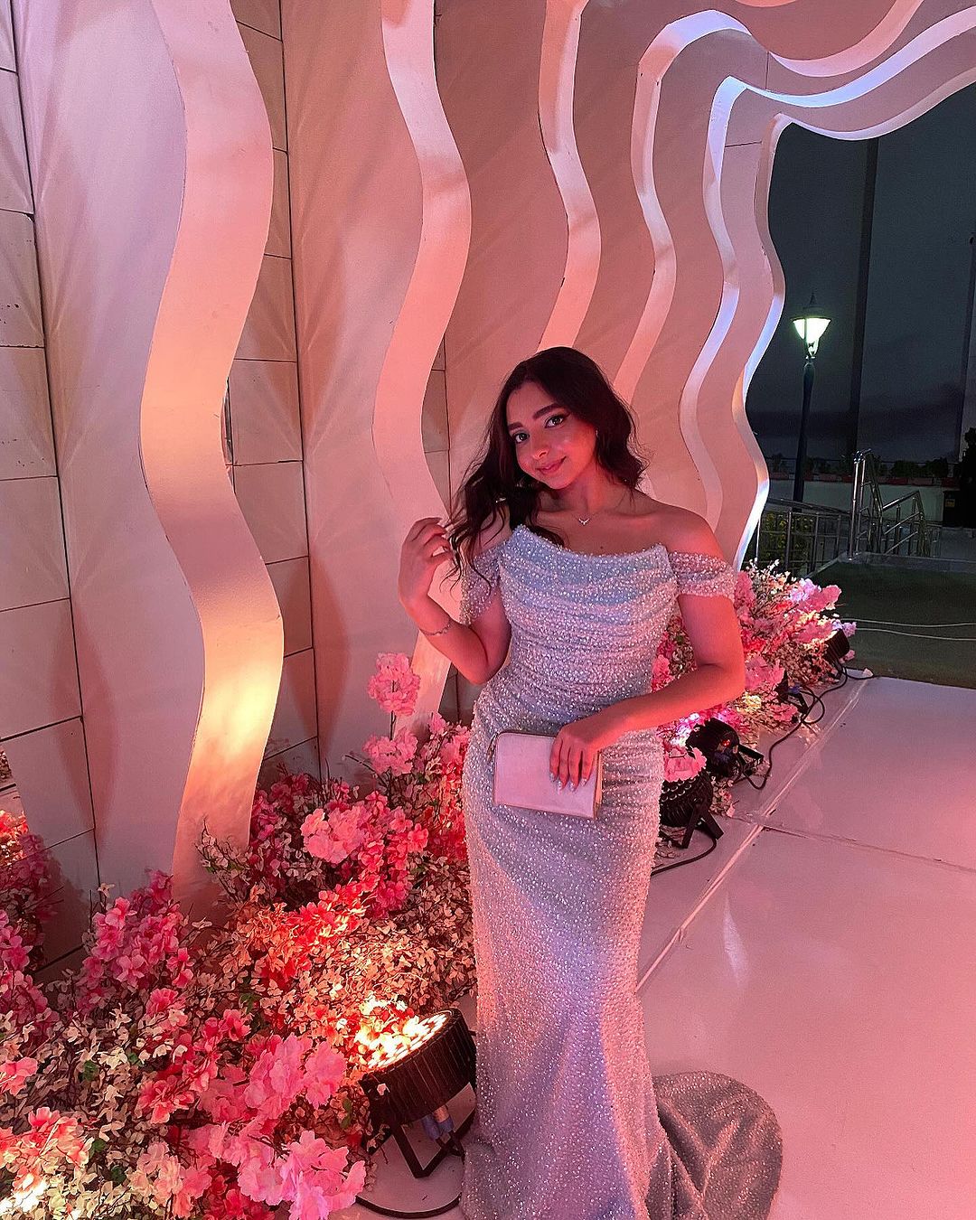 Elegant Off-The-Shoulder Blue Sequin Mermaid Prom Dress J5099 - Perfect for Homecoming, Formal Dances & Special Occasions