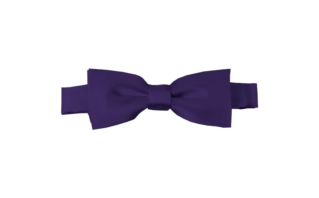 Stylish Solid Color Pre-Tied Bow Tie for Kids - Perfect for School Photos, Weddings & Special Occasions